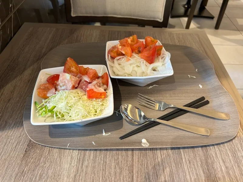 京阪ホテルカレーサラダ