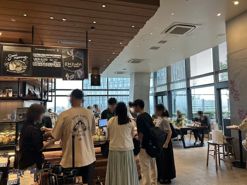 スタバJRタワー店内の様子