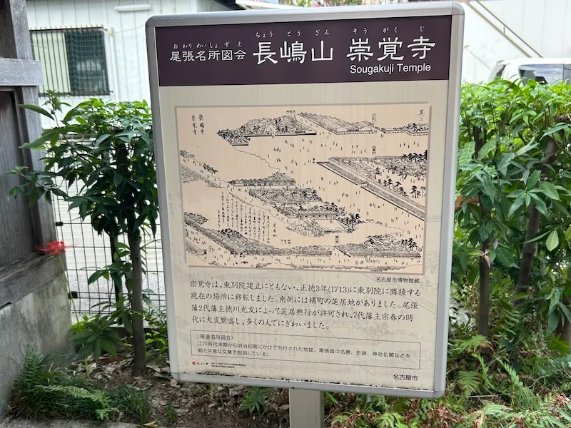 Sogakujii temple board