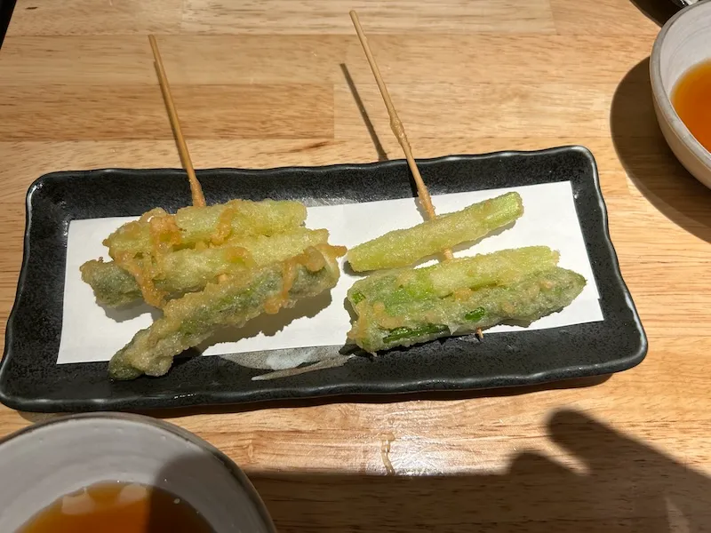 アスパラの天ぷら