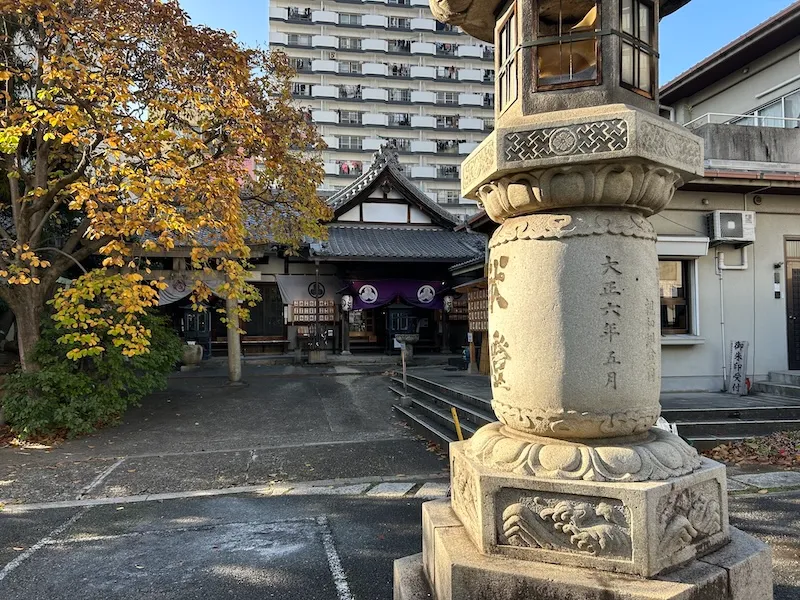 20251128七寺灯籠２